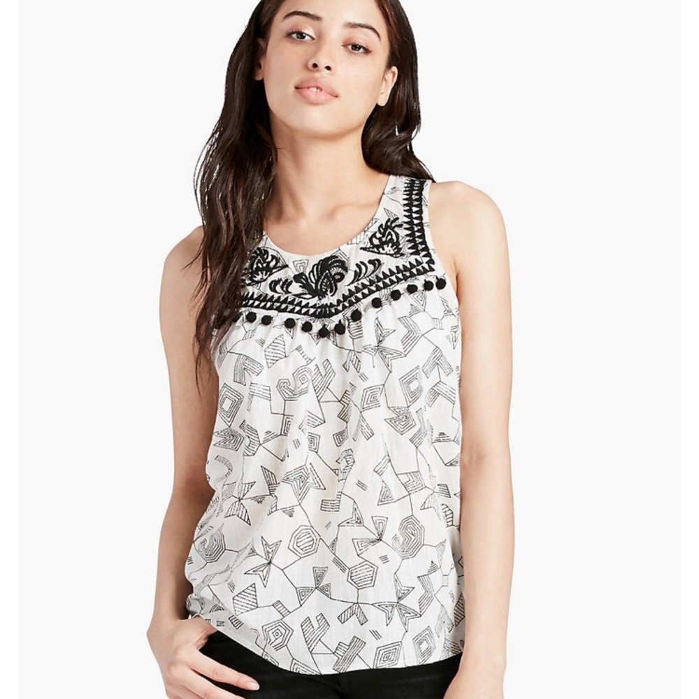 Lucky Brand Pom Pom tank